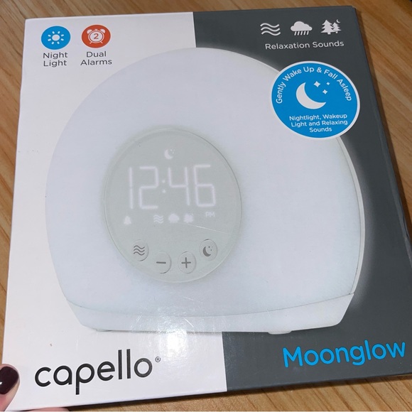 Target Wall Decor Moon Glow Alarm With Sunrise Wakeup Light Table